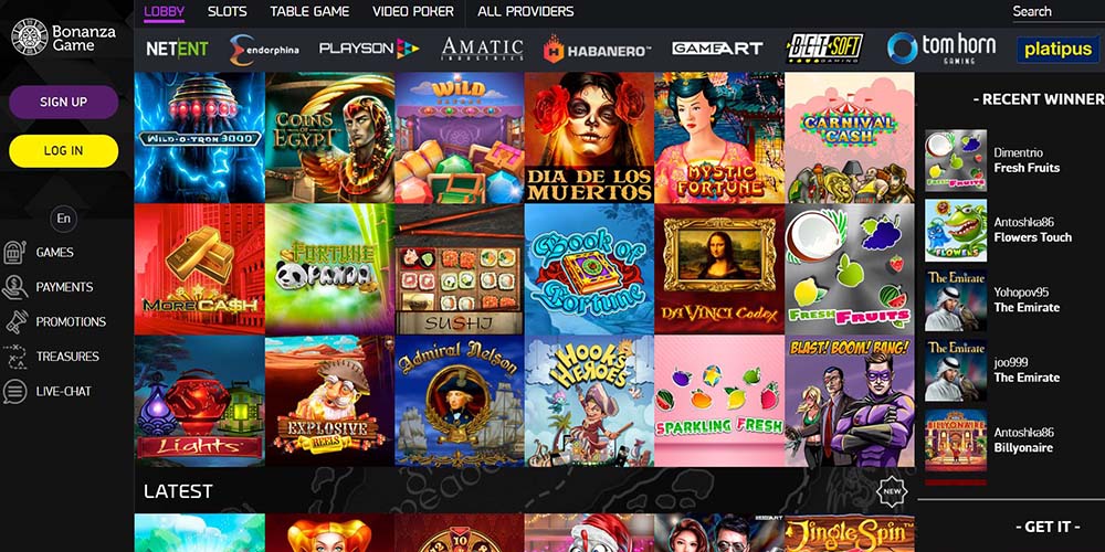 Bonanza Game - Gra, która przynosi prawdziwe emocje Bonanza Game - Gra, która przynosi prawdziwe emocje